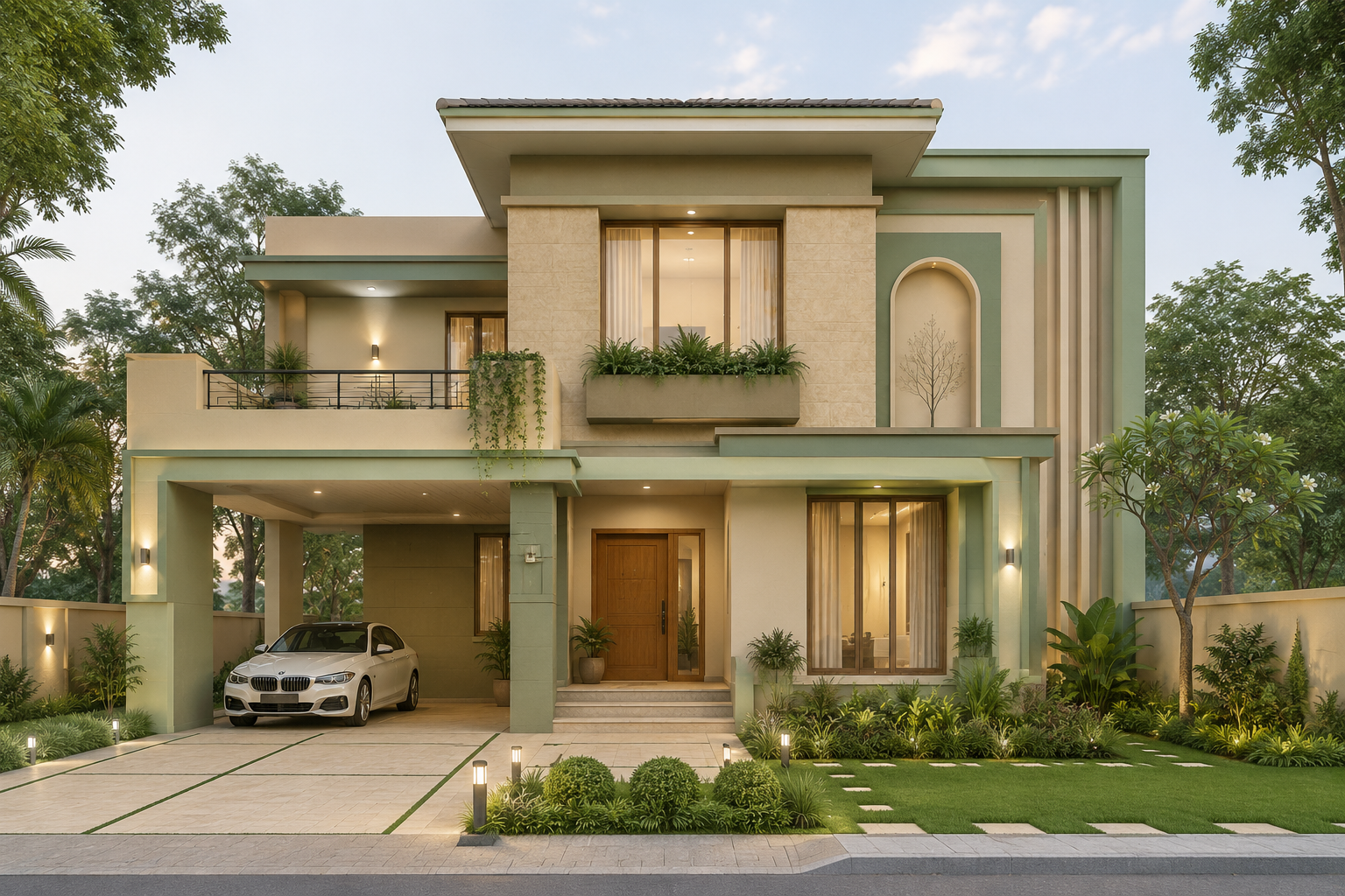 Luxury villa interior designed by Welldun